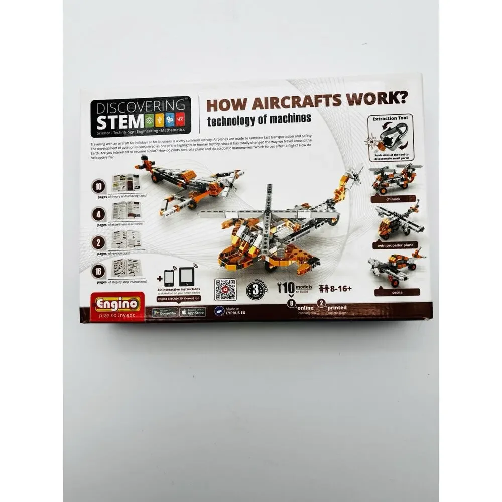 Engino Discovering STEM Technology of Machines: How Aircraft’s Work.